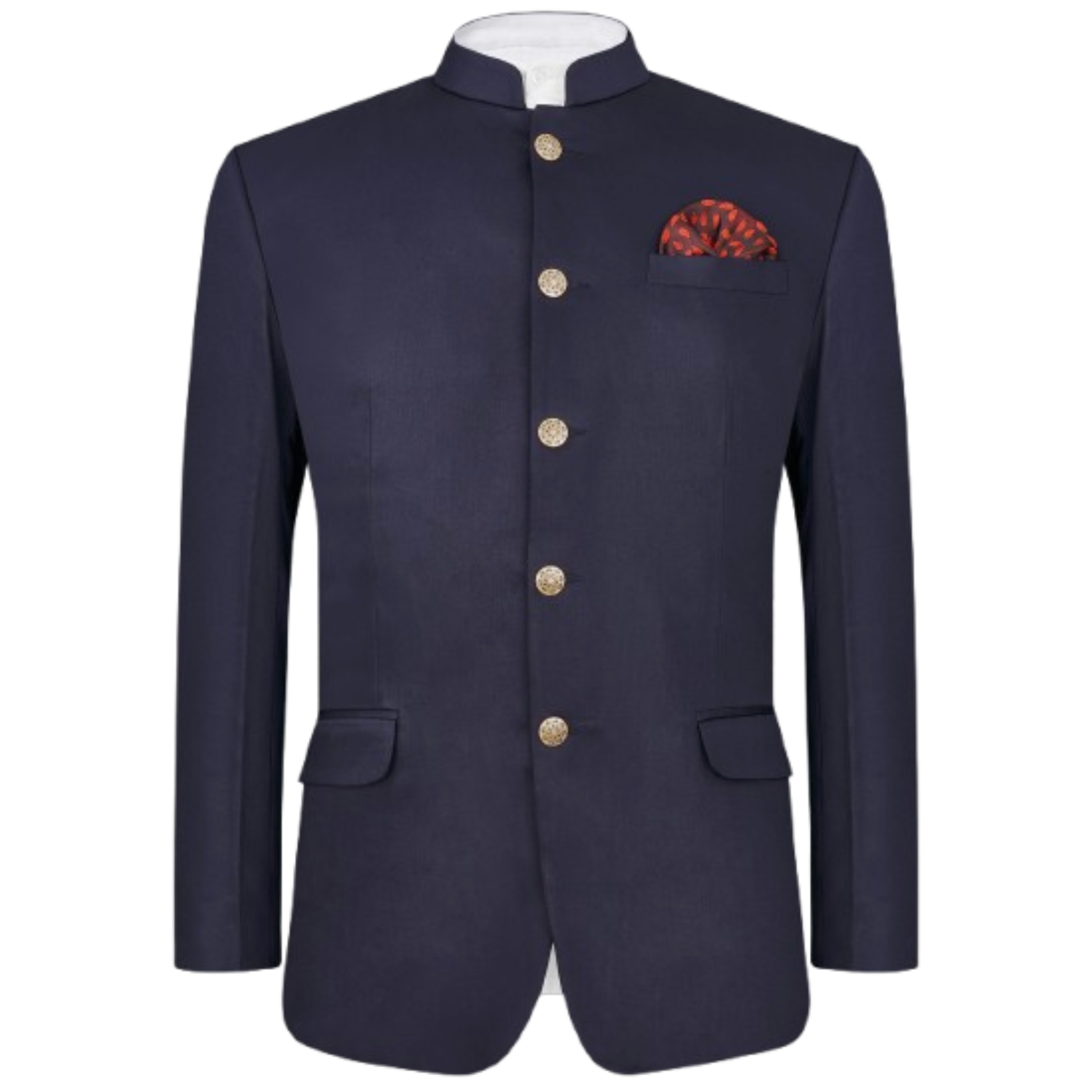 01_d0560f89-e829-45a9-8649-65eb0b411575 (1) Men's Bandhgala Suit - Image 1