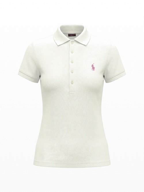 1268592-32599761 Women's Polo T-Shirt - Image 1