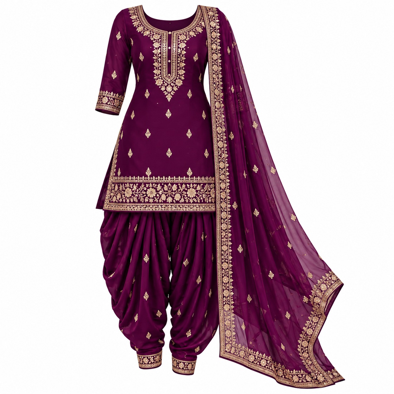 Untitled (1) Women's Patiala Suit - Image 1