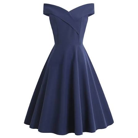 images (19) Women's Off-Shoulder Dress - Image 1